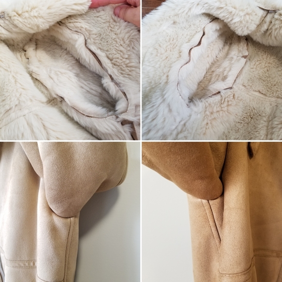 NWOT Zara Faux Suede Biker Jacket - Picture 14 of 16